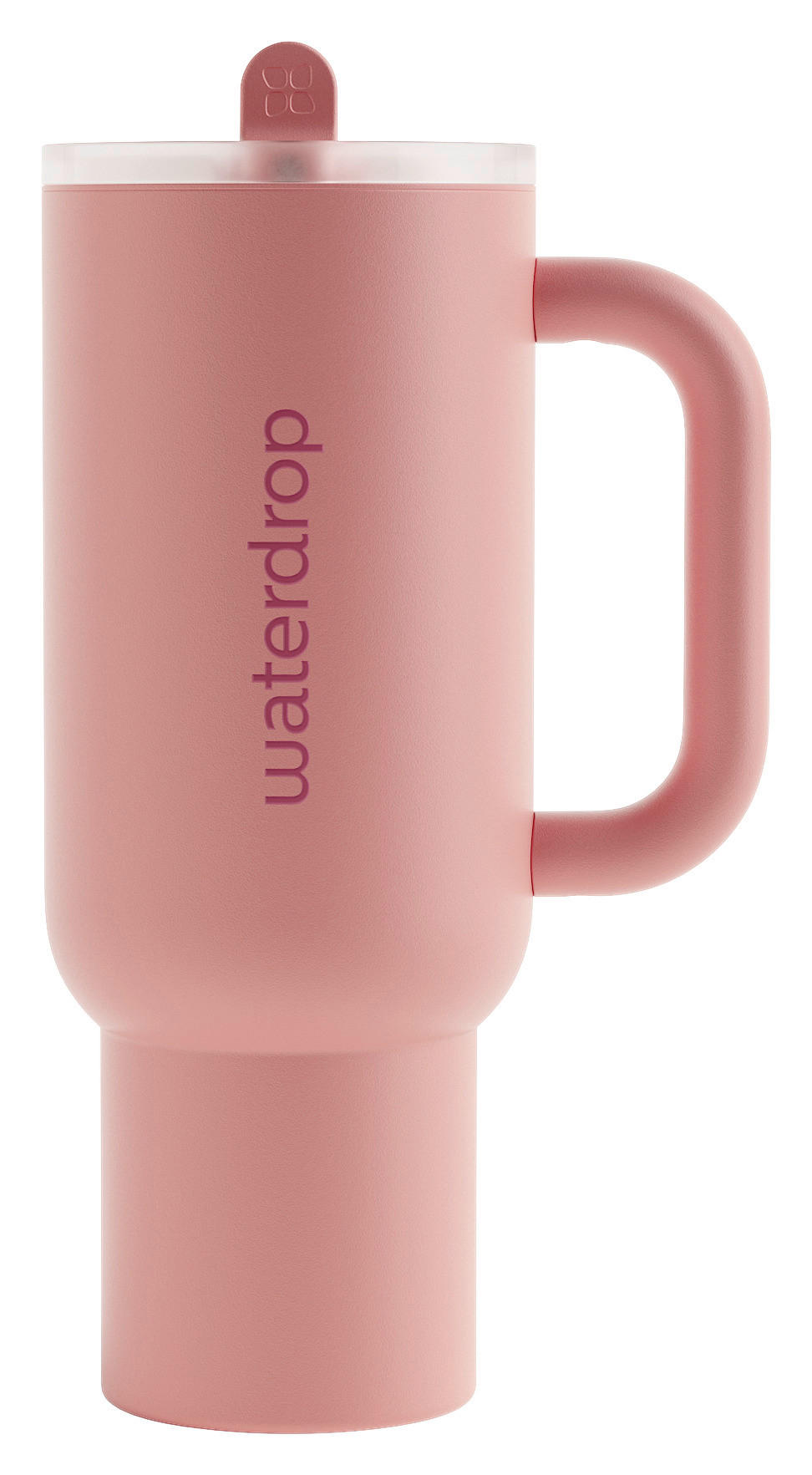 THERMOBECHER 1,1 L  - Altrosa, Basics, Kunststoff/Metall (1,1l) - waterdrop