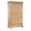 GARDEROBENSCHRANK  in 110/192/58 cm  - Fichtefarben/Schwarz, LIFESTYLE, Holz/Metall (110/192/58cm) - Landscape