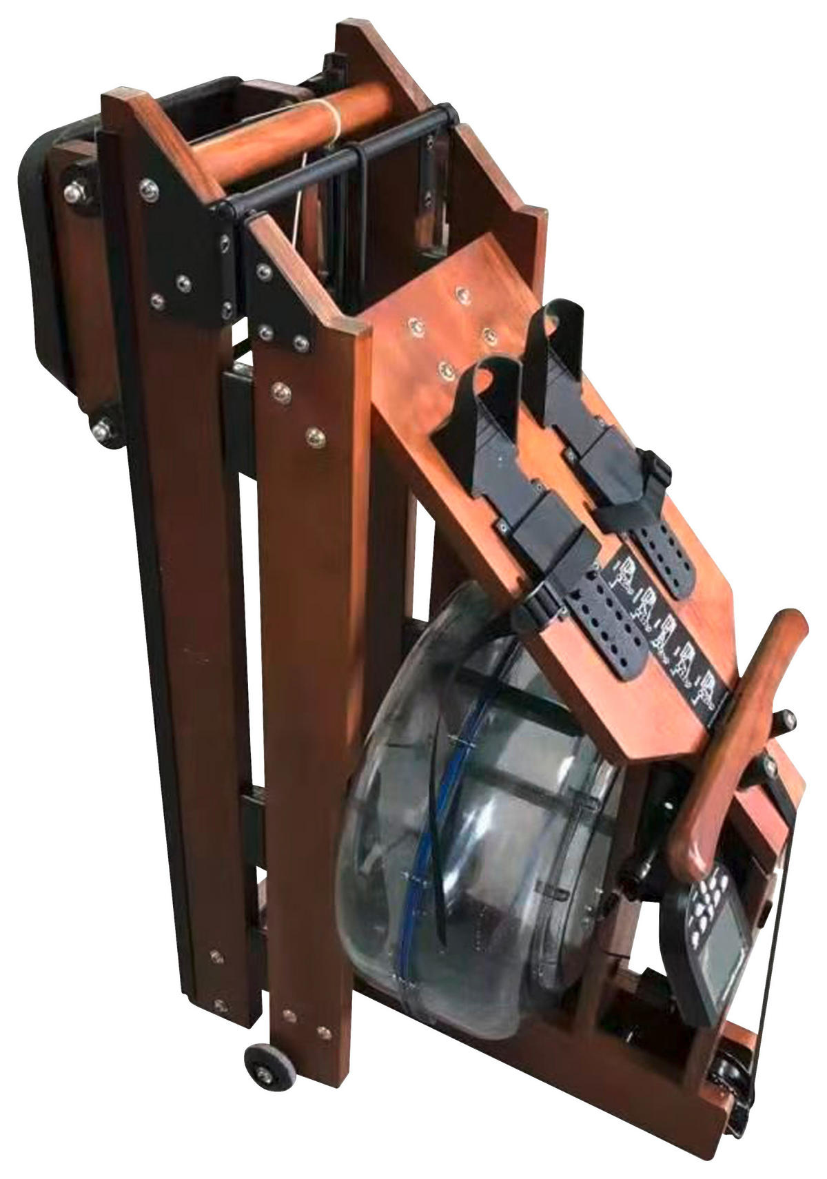 HOLZRUDERGERÄT FALTBAR HRG21 - Dunkelbraun, KONVENTIONELL, Holz/Kunststoff (208/58/58cm)