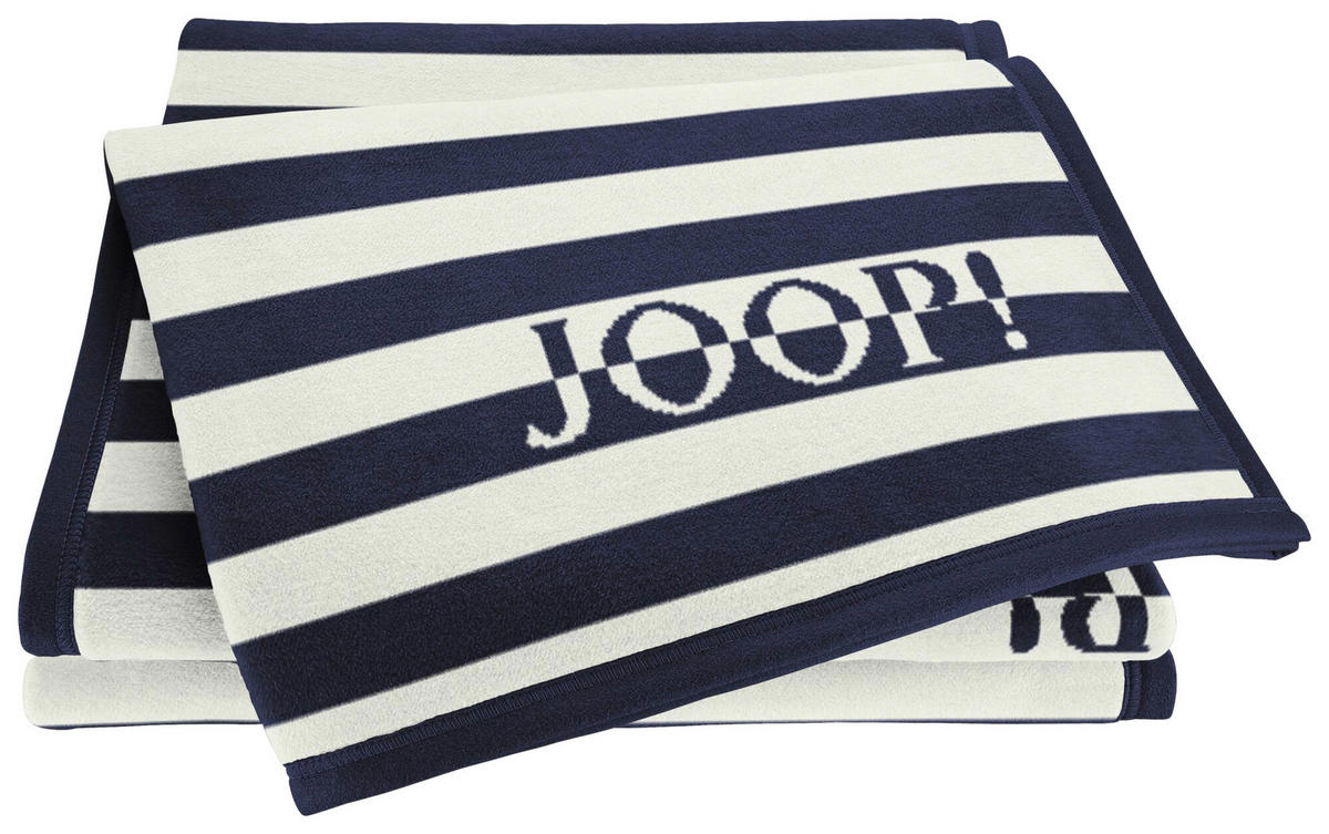 DECKE 130/160 cm  - Blau/Weiß, Design, Textil (130/160cm) - Joop!