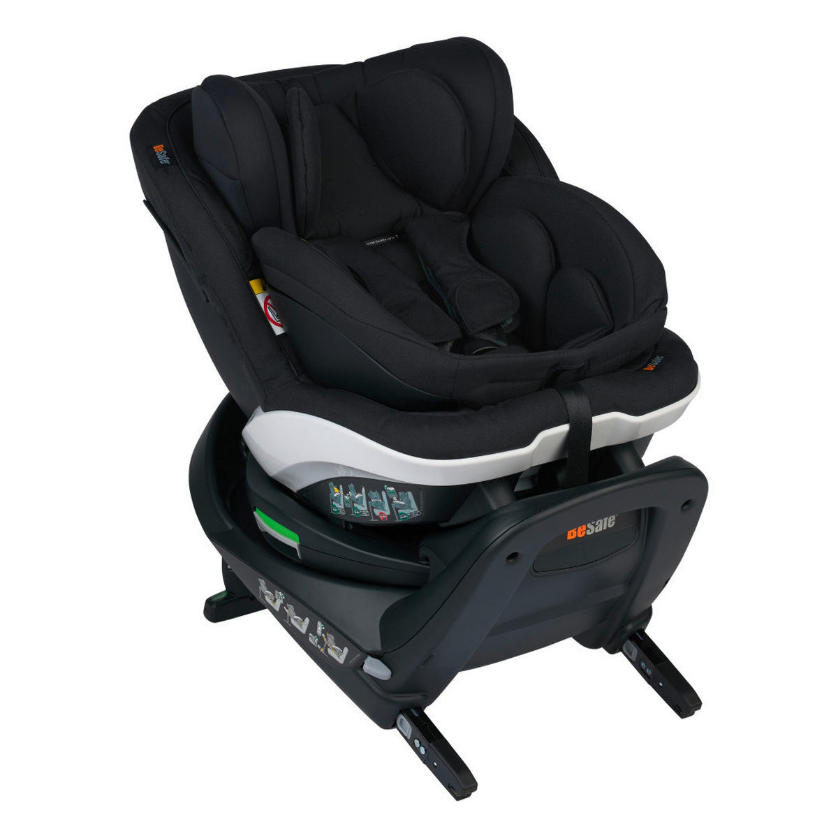 DJEČJA AUTOSJEDALICA  Izi Turn B I-Size  - crna, Basics, tekstil/plastika (16kg) - Besafe