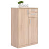 KOMÓD 72/110/36 cm  - ezüst/fekete, Konventionell, faalapú anyag/fém (72/110/36cm) - Xora