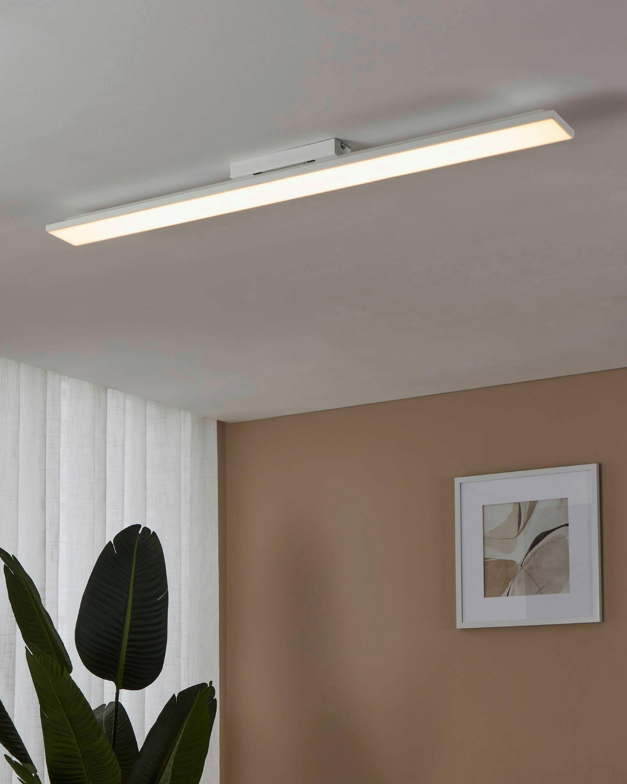 TAKLAMPA Turcona 20,5 W 118,7/8,7/7 cm  - vit, Klassisk, metall/plast (118,7/8,7/7cm) - Eglo