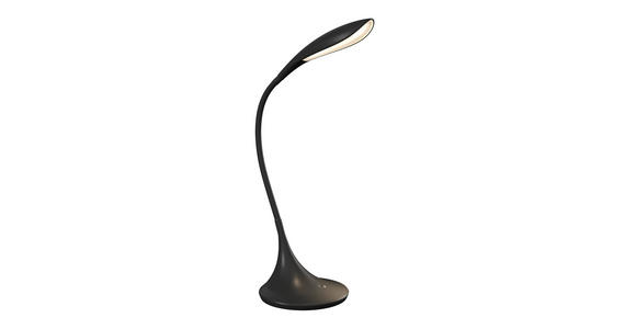 SCHREIBTISCHLEUCHTE Propus 22/17/37,5 cm  - Schwarz, Basics, Kunststoff (22/17/37,5cm) - Novel
