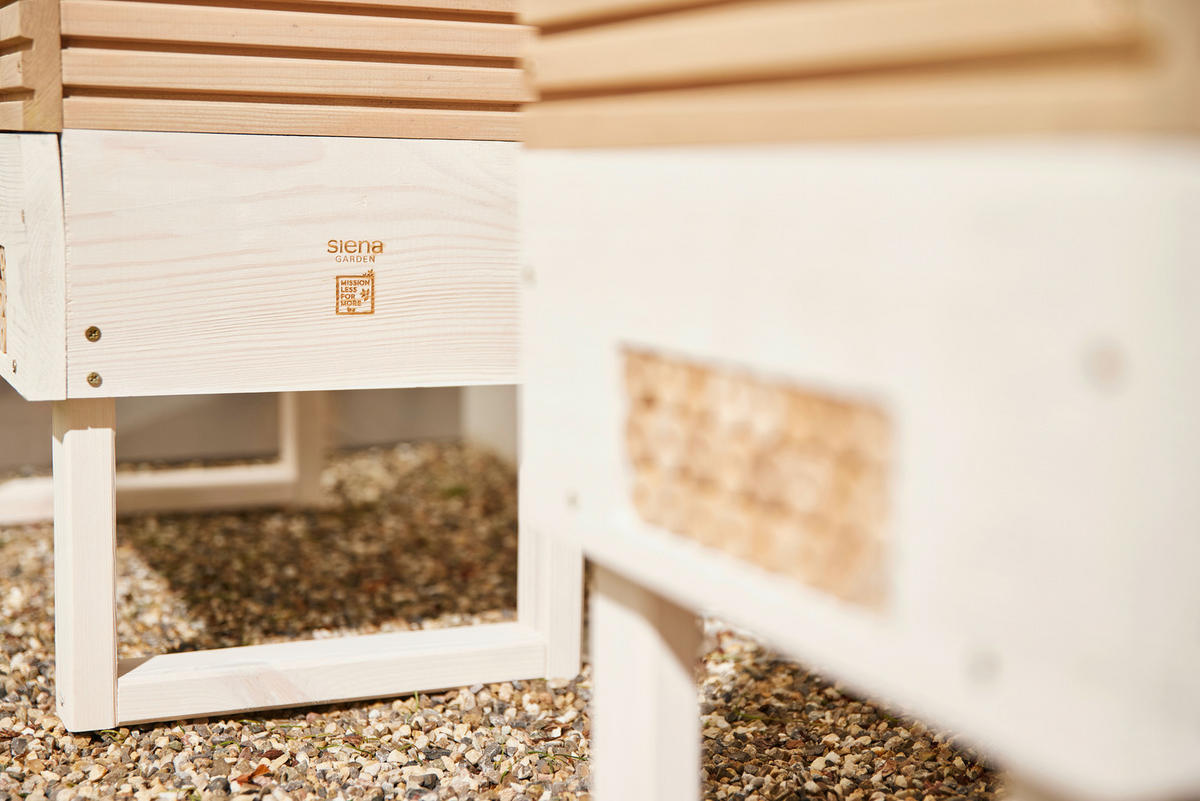 BLUMENKASTEN  - Kieferfarben, Basics, Holz/Kunststoff (33/54/33cm) - Siena Garden