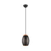 PENDELLEUCHTE Bidar 15/150 cm   - Goldfarben/Schwarz, KONVENTIONELL, Holz/Metall (15/150cm)