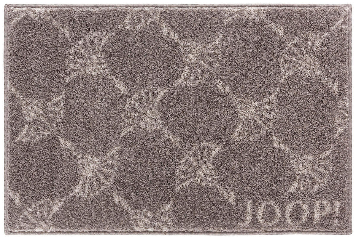 BADTEPPICH New Cornflower Allover Graphitfarben 50/60 cm  - Graphitfarben, Design, Kunststoff/Textil (50/60cm) - Joop!