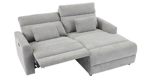 ECKSOFA  in Webstoff Grau  212/101 cm  - Schwarz/Grau, Design, Kunststoff/Textil (212/101cm) - Carryhome