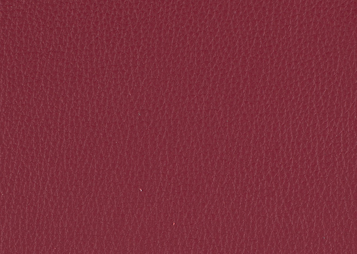 ECKSOFA in Echtleder Bordeaux  - Chromfarben/Bordeaux, Design, Leder/Metall (176/291cm) - Valdera