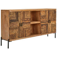 KOMMODE BREAD  in 174/93/40 cm  - Naturfarben/Akaziefarben, MODERN, Holz/Metall (174/93/40cm) - MID.YOU