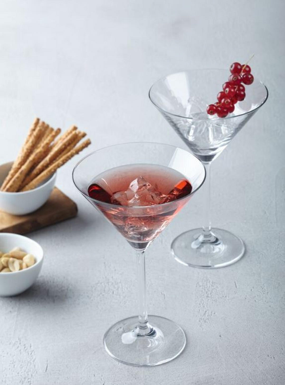 Cocktailglas-Set  6-teilig  - Klar, Basics, Glas - Leonardo