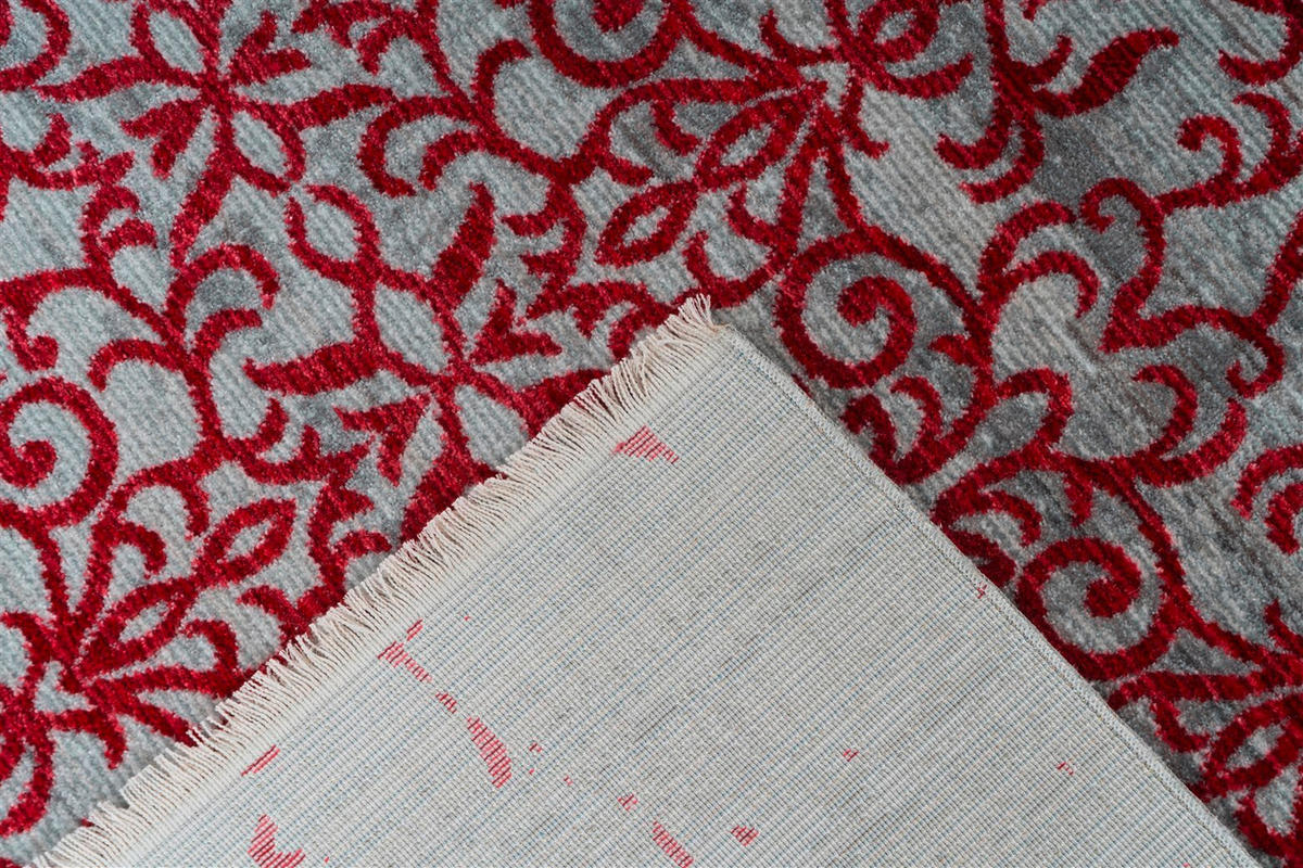 WEBTEPPICH 200/290 cm Baroque Rot  - Rot, Basics, Textil (200/290cm) - Novel