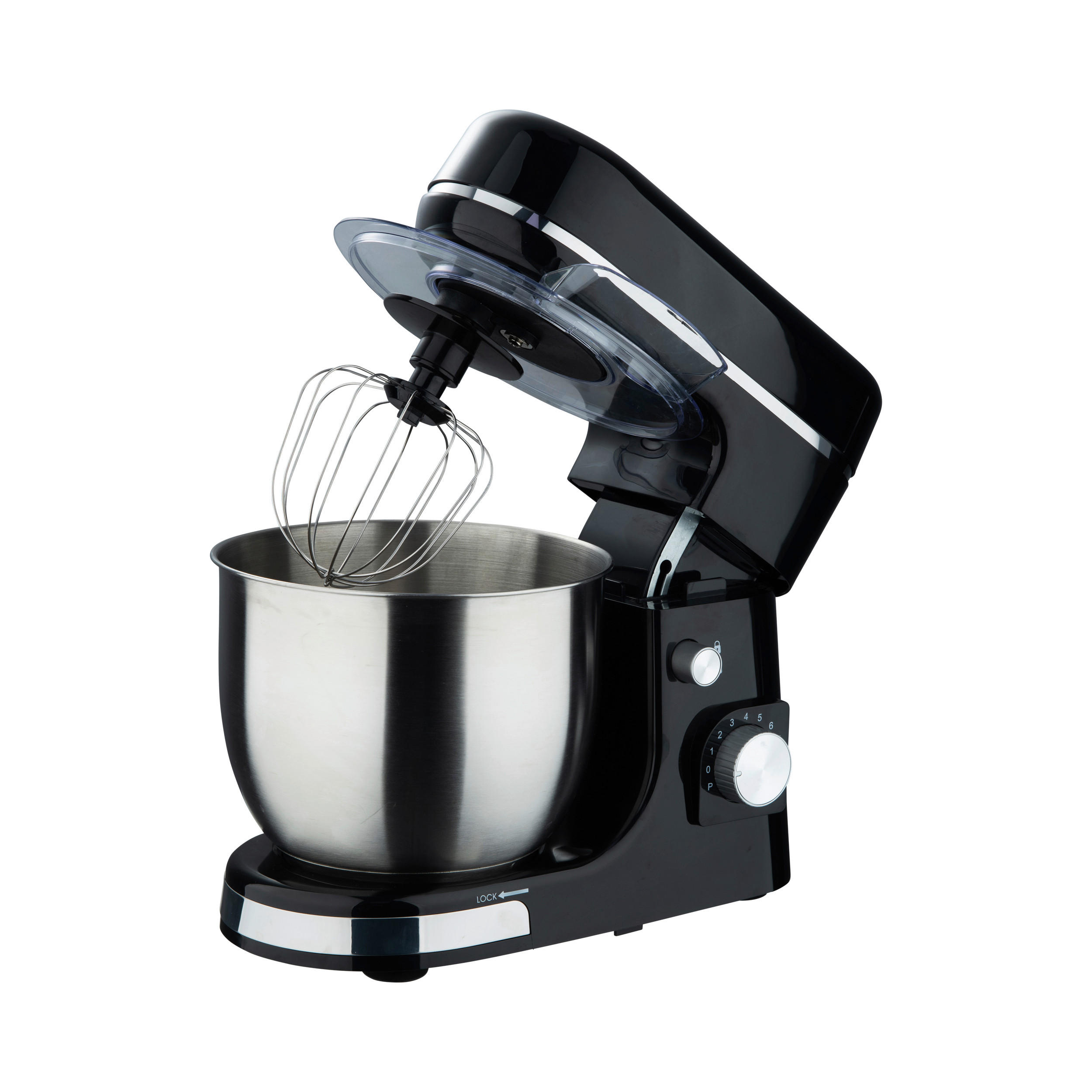 KÜCHENMASCHINE PETIT SH-6952  - Silberfarben/Schwarz, Basics, Kunststoff/Metall (38/23/33,5cm) - BERGNER