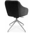 ARMLEHNSTUHL  in Aluminium Flachgewebe  - Alufarben/Grau, Design, Textil/Metall (58/81,5-84,5/60cm) - Johann Jakob