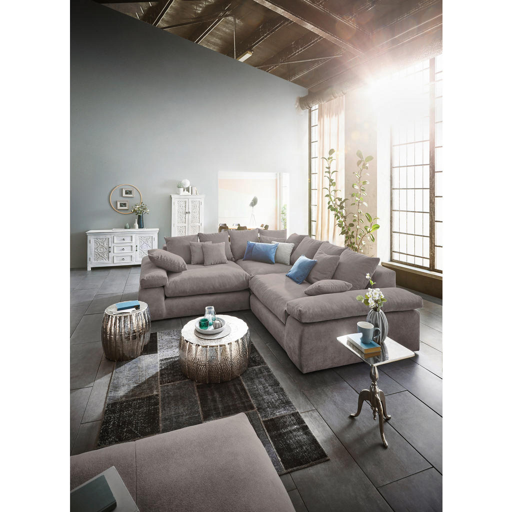 Thumbnail - Carryhome Hocker, Braun, Textil, quadratisch, 110x50x110 cm, Stoffauswahl, Wohnzimmer, Hocker, Sitzhocker
