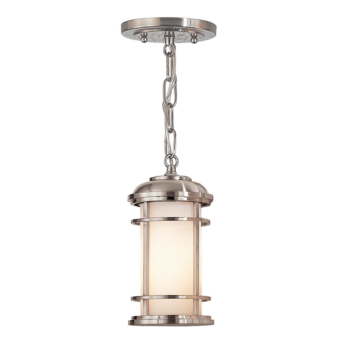 HÄNGLAMPA UTOMHUS Elstead Lighthouse 13.4/39.1  cm  - stålfärgad, Klassisk, metall/glas (13.4/39.1 cm) - Elstead Lighting