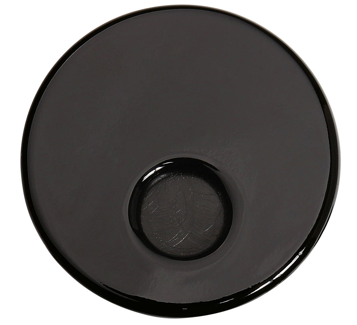 OTOČNÝ STOJAN NA KORENIČKY,  19/16 cm  - čierna, Design, plast/sklo (19/16cm) - KÜCHENPROFI
