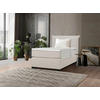 BOXSPRINGBETT 90/200 cm,  in Naturfarben, H3 + H4 = fest + sehr fest  - Schwarz/Naturfarben, MODERN, Karton/Holz (90/200cm) - MID.YOU