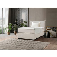 BOXSPRINGBETT 90/200 cm,  in Naturfarben, H3 + H4 = fest + sehr fest  - Schwarz/Naturfarben, MODERN, Karton/Holz (90/200cm) - MID.YOU