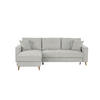 ECKSOFA Taupe Flachgewebe  - Taupe, Design, Textil (257/159cm) - MID.YOU