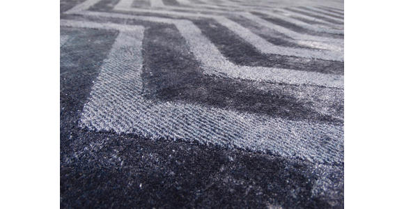 WEBTEPPICH 160/230 cm Dunkelblau  - Dunkelblau, Basics, Textil (160/230cm) - Novel