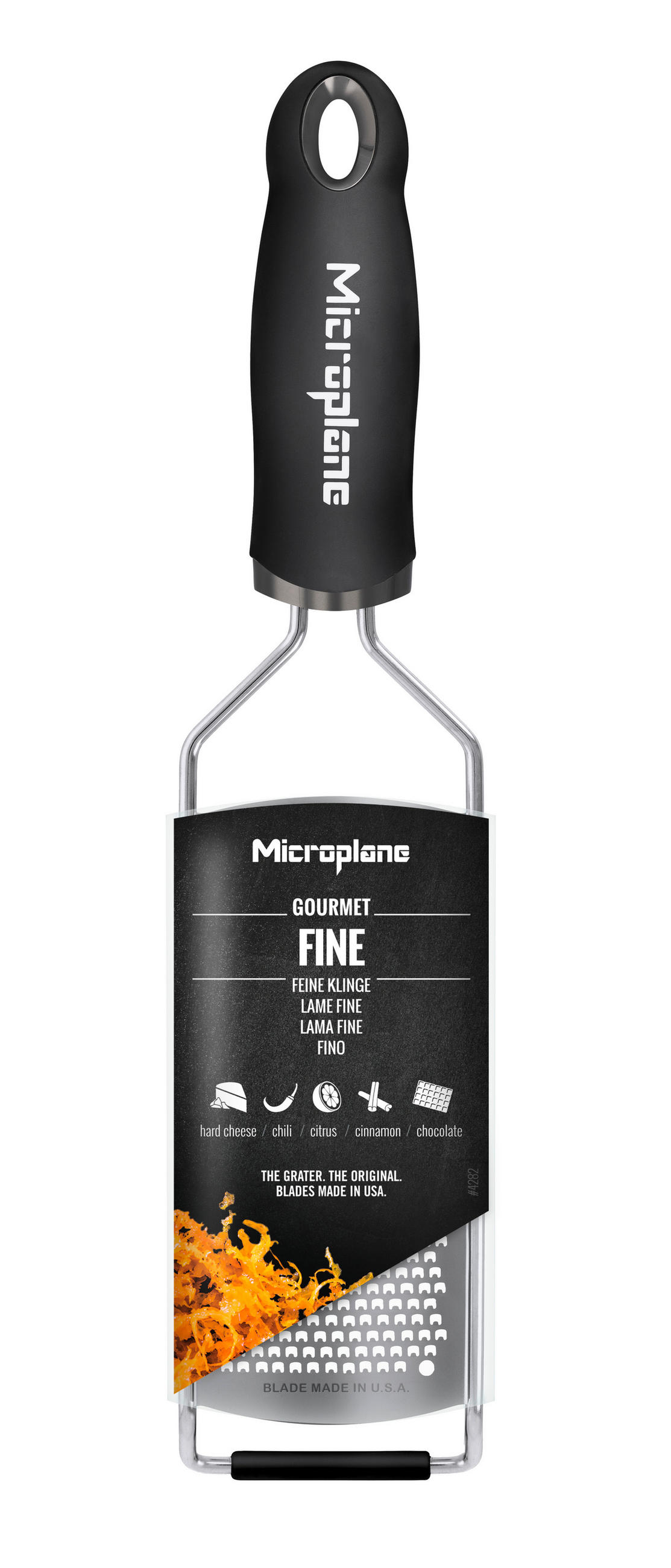 REIBE GOURMET  - Schwarz, Basics, Kunststoff/Metall (31,2/7,5/3cm) - MICROPLANE