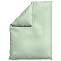 BETTDECKENBEZUG KNITTED JERSEY Jersey 155/220 cm  - Hellgrün, Basics, Textil (155/220cm) - Schlafgut