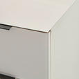 KOMMODE , 90/99,7/42 cm, 4 Schublade(n)  - Kaschmir/Schwarz, Design, Glas/Holzwerkstoff (90/99,7/42cm) - Novel