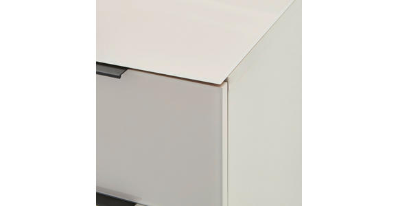 KOMMODE , 90/99,7/42 cm, 4 Schublade(n)  - Kaschmir/Schwarz, Design, Glas/Holzwerkstoff (90/99,7/42cm) - Novel