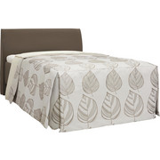 POLSTERBETT 100/200 cm in Beige, Braun - Beige/Braun, KONVENTIONELL, Holz/Textil (100/200cm) - Ruf