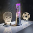 LED-TISCHLEUCHTE - Klar/Chromfarben, Trend, Kunststoff/Metall (14,5/21,5/12cm) - Boxxx LED-TISCHLEUCHTE - Klar/Chromfarben, Trend, Kunststoff/Metall (14,5/21,5/12cm) - Boxxx
