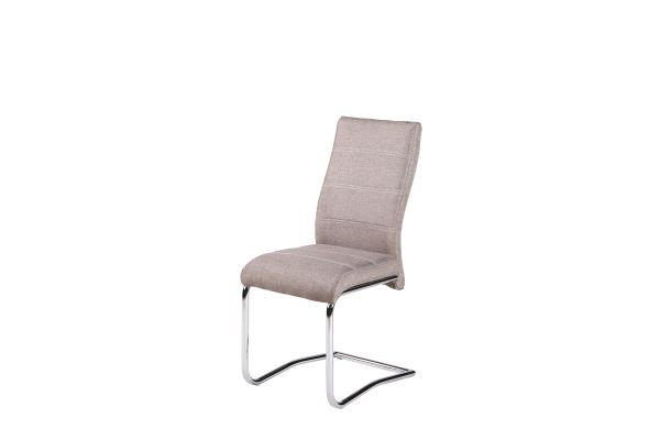 STOLICA  siva  metal, tekstil      - bijela/siva, Design, metal/tekstil (43/94,5/58cm) - Xora