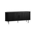 SIDEBOARD Schwarz  180/76/45 cm  - Schwarz, Trend, Holz/Holzwerkstoff (180/76/45cm) - Xora