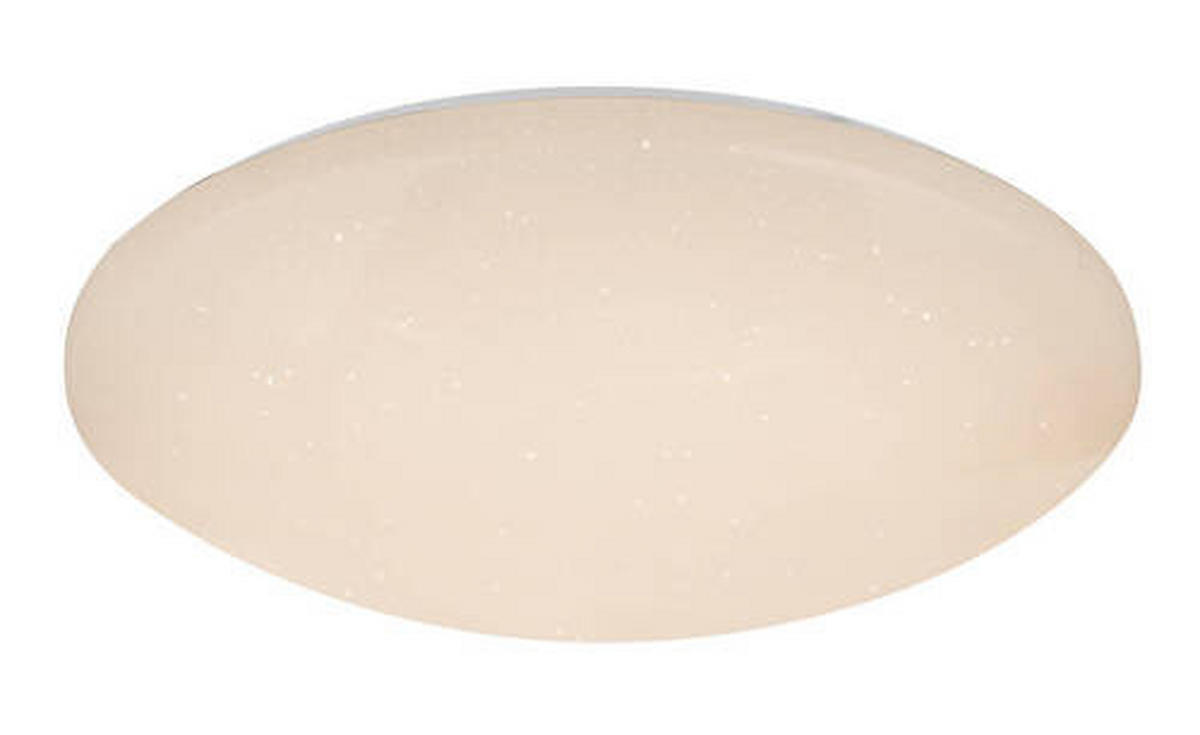 STROPNA LED-SVETILKA   //3000-6500 K/230 V/ - bela/opal, Basics, kovina/umetna masa (50/12cm) - Globo