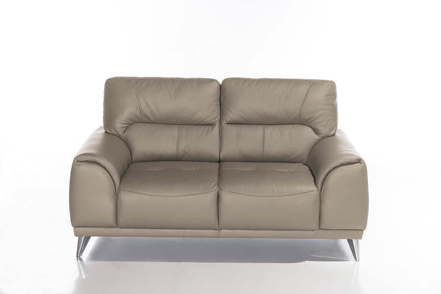 DVOSED 166/92/96 cm , sivobraon  - boja hroma/sivobraon, Dizajnerski, tekstil/metal (166/92/96cm) - Welnova
