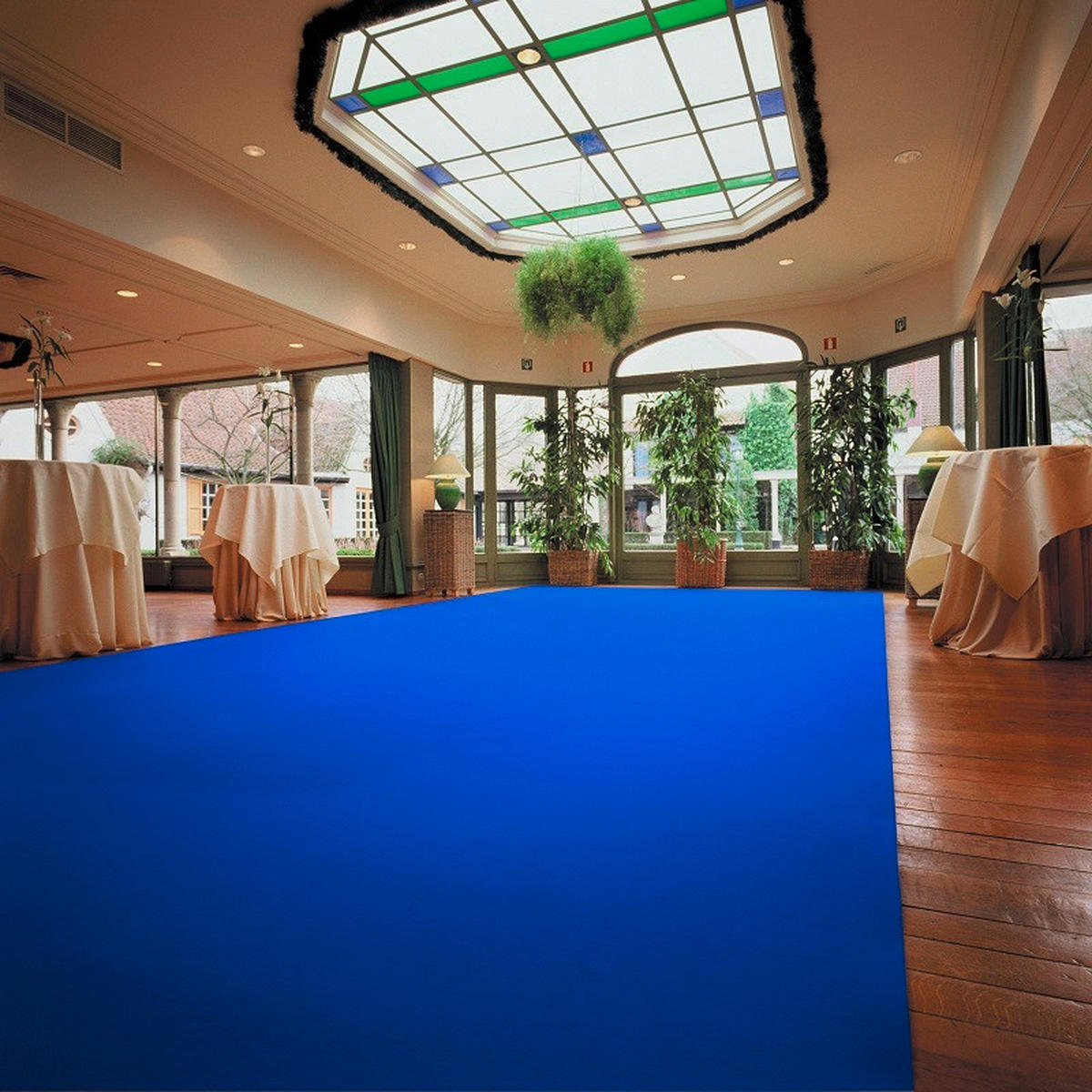 LÄUFER 100/900 cm Platea  - Blau, Basics, Textil (100/900cm)