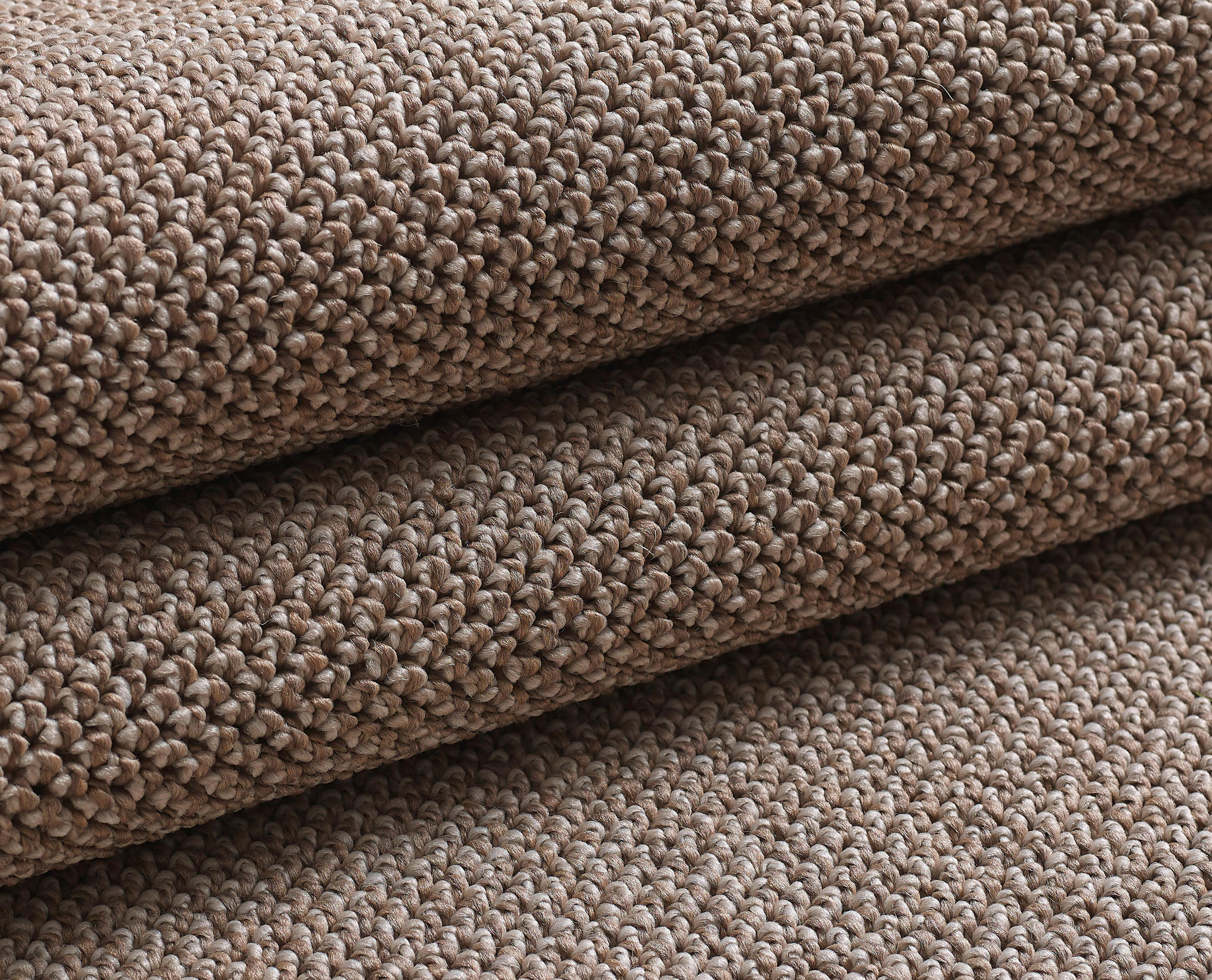 Thumbnail - Novel Webteppich Loom, Braun, Textil, Uni, rechteckig, 140x200 cm, Oeko-Tex® Standard 100, pflegeleicht, Teppiche & Böde...