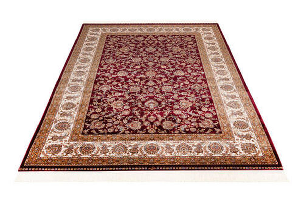 TKANÝ KOBEREC, 80/150 cm, krémová, červená, svetlohnedá - svetlohnedá/krémová, Design, textil (80/150cm)