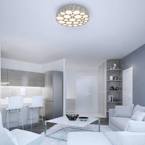 STROPNA LED-SVETILKA  Andela /2956 lm/4000 K// - srebrne barve, Trend, kovina (50/9cm)