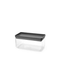 DÓZA NA POTRAVINY  - priehľadné/tmavosivá, Basics, plast (22/10.6/11.2cm) - Brabantia