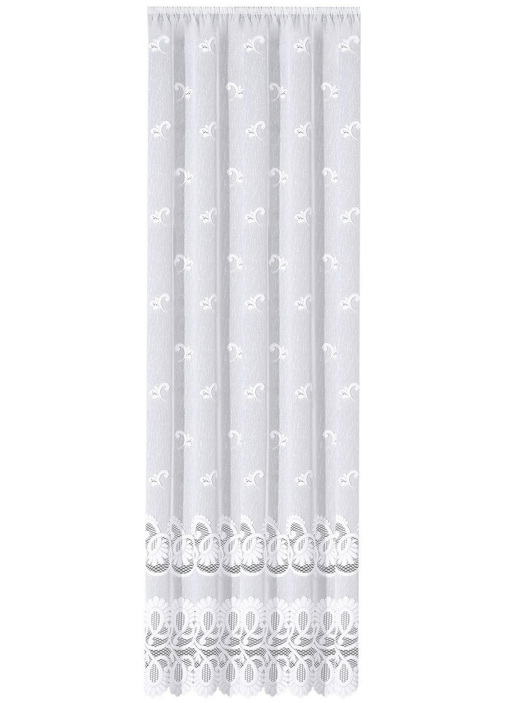 FERTIGSTORE  halbtransparent  600/120 cm   - Weiß, KONVENTIONELL, Textil (600/120cm)