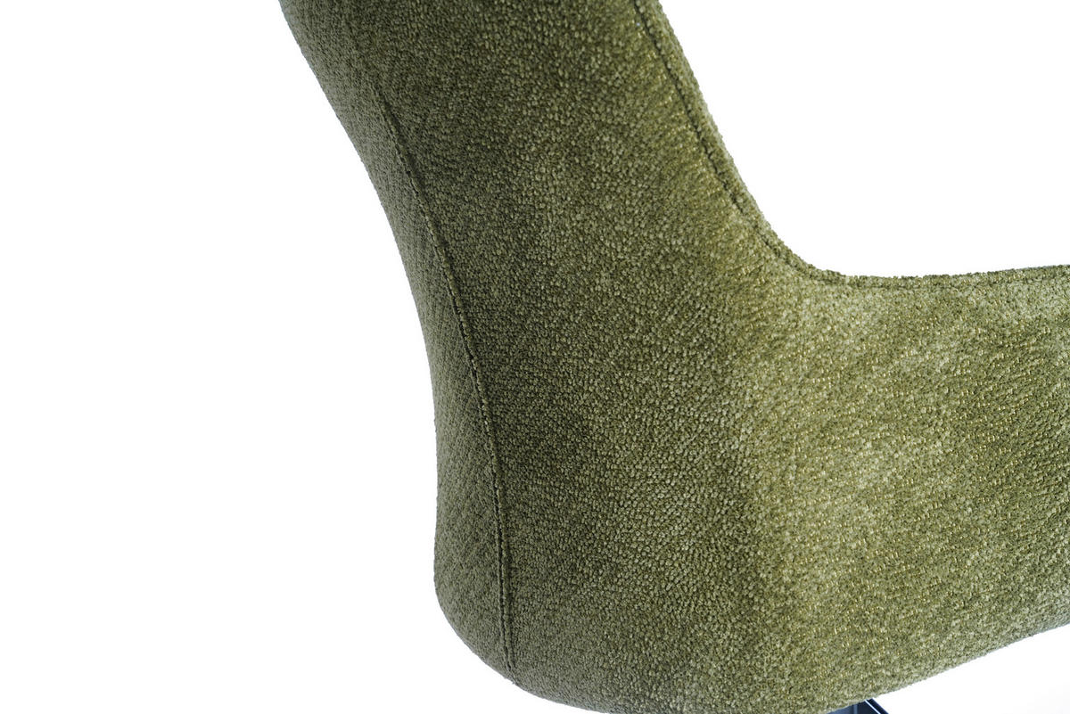 ARMLEHNSTUHL  in Eisen Webstoff  - Schwarz/Grün, Design, Textil/Metall (64/88/60cm) - Novel