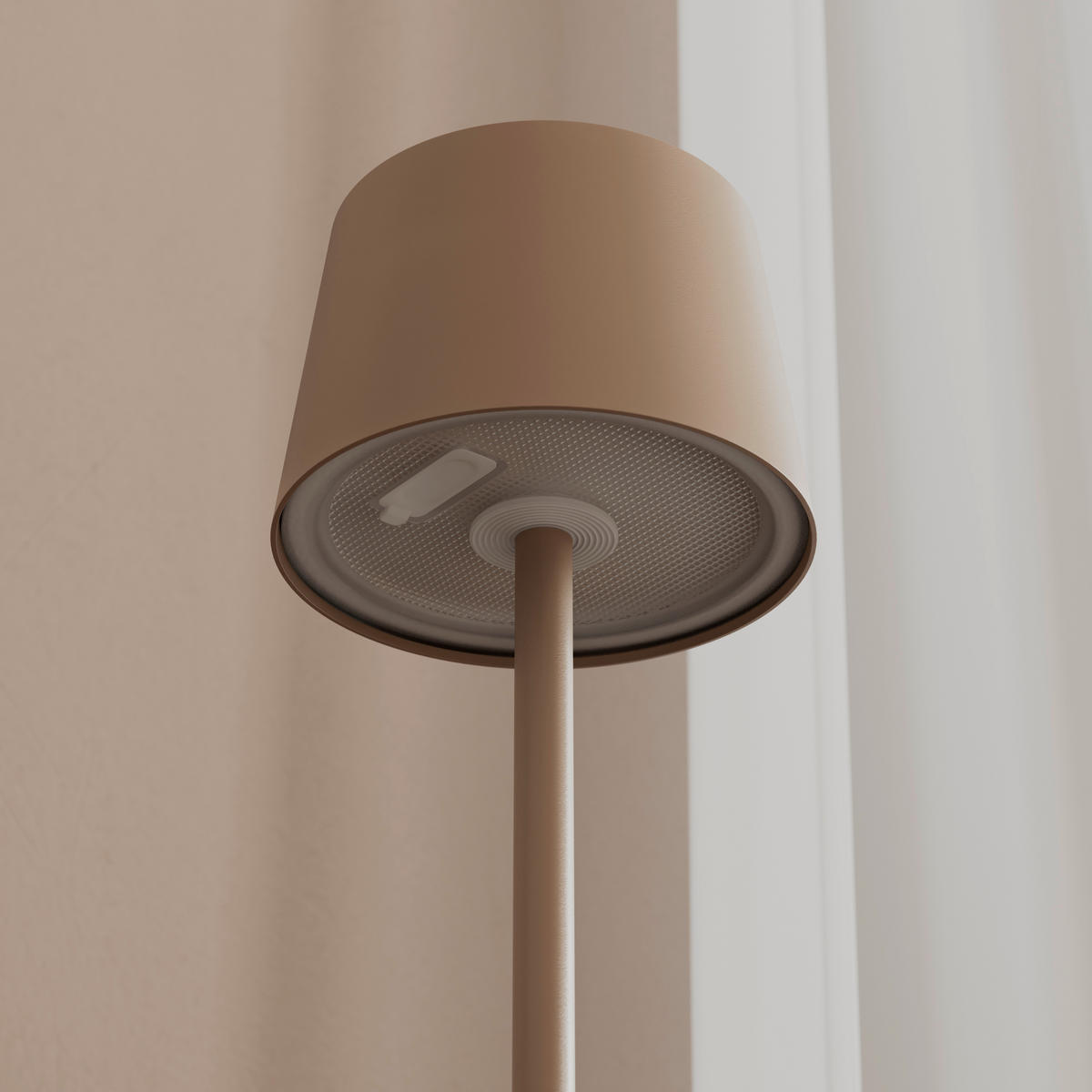 PUNJIVA STONA LAMPA - bež, Osnovno, metal (9/22cm) - Novel