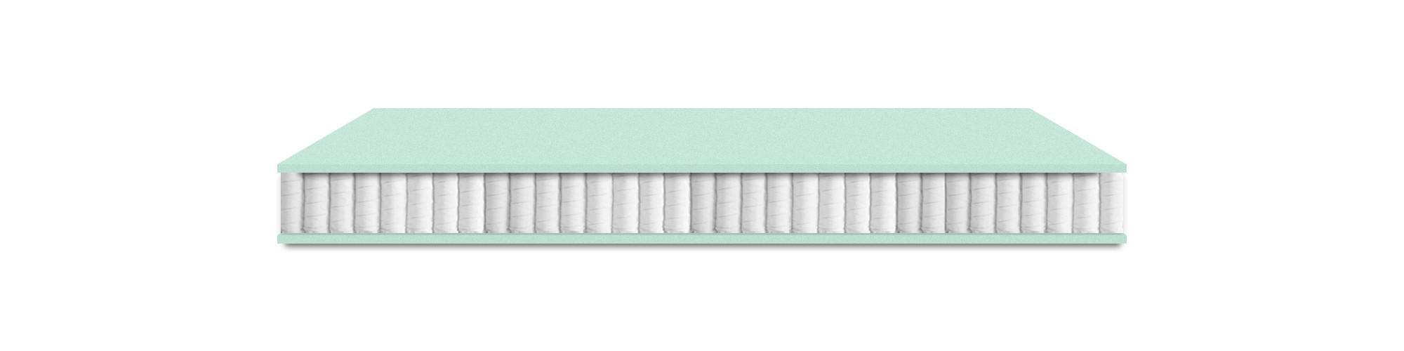 MADRAC   200/180 cm    - bijela, Moderno, tekstil (200/180cm) - Swedish Line