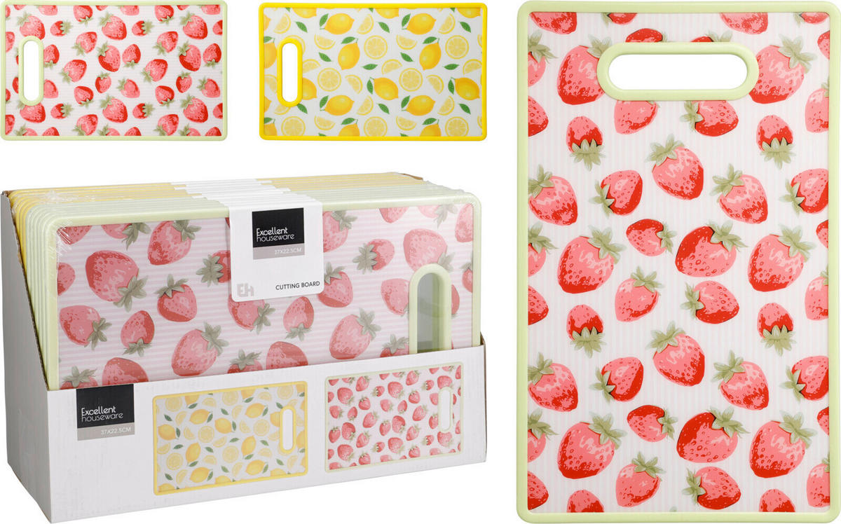 KRÁJECÍ PODLOŽKA 23/38/1 cm - vícebarevná, Basics, plast (23/38/1cm)