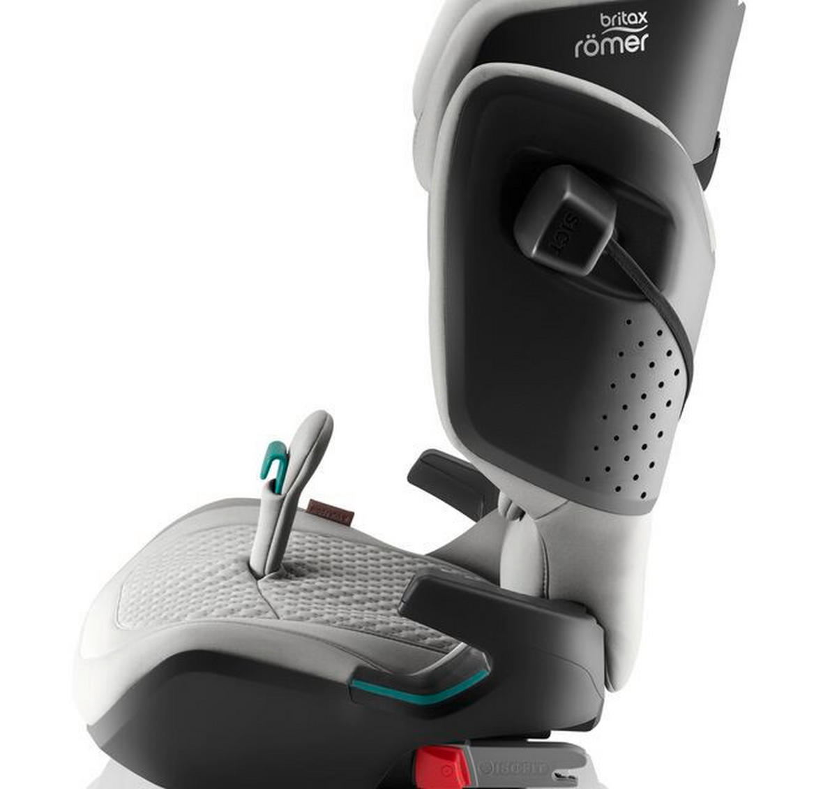 KINDERAUTOSITZ Kidfix Pro  - Greige/Hellgrau, Basics, Kunststoff/Textil (48/83/42cm) - Britax Römer