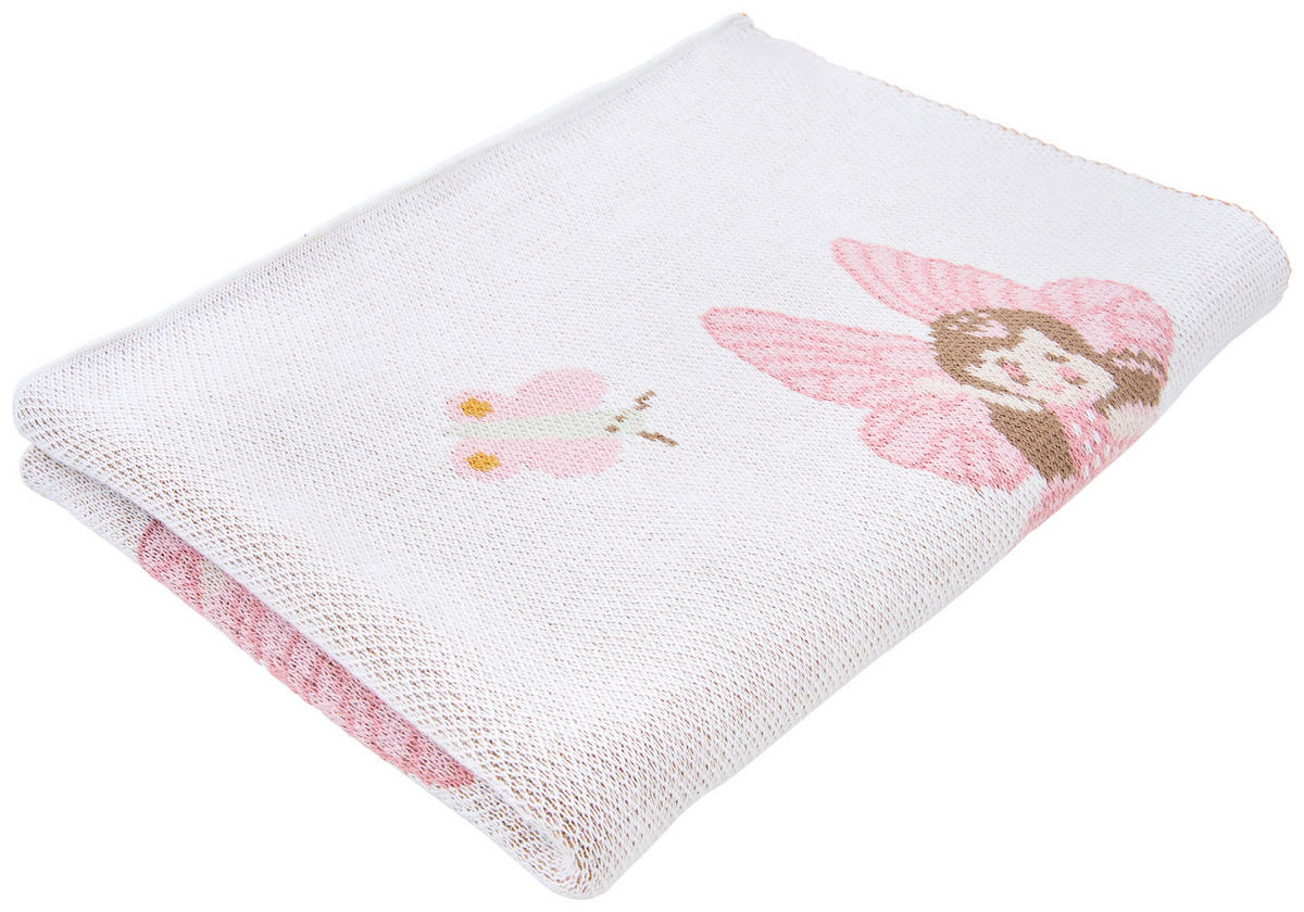 SCHMUSEDECKE Feen Garden   - Multicolor, Trend, Textil (80/100cm) - Patinio