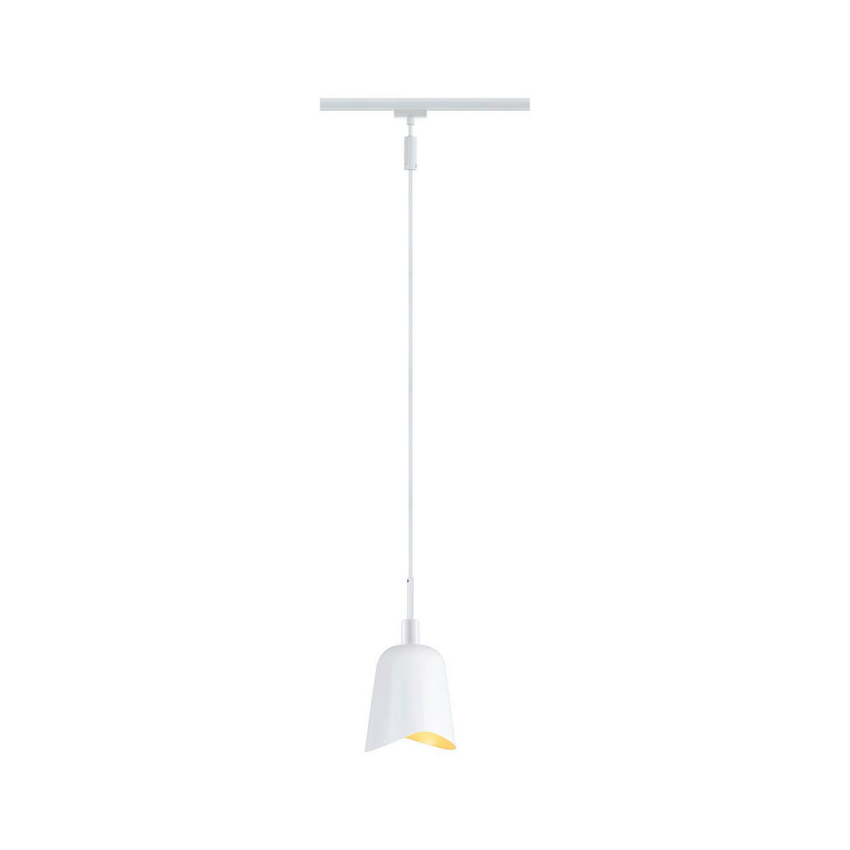 SCHIENENSYSTEM-LEUCHTENSCHIRM 14,4/17 cm   - Weiß, Basics, Metall (14,4/17cm) - Paulmann