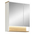 SPIEGELSCHRANK 60/71,6/21,4 cm - Weiß, KONVENTIONELL, Glas/Holzwerkstoff (60/71,6/21,4cm) - Xora