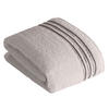 BADETUCH Cult de Luxe NOS Vossen Wäsche Grau 150/100 cm  - Grau, Basics, Textil (150/100cm) - Vossen